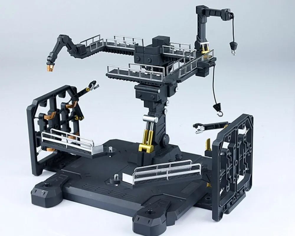 Rise of Gunpla Action Base^1/144 GENERAL MS HANGAR AND MAINTENANCE DOCK