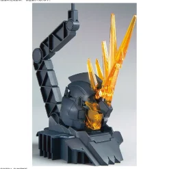 Rise of Gunpla Gundam Unicorn|High Grade (Hg)^1/48 UNICORN GUNDAM HEAD DISPLAY BASE (PSYCHO-FRAME COLOR VARIATION VER.) & UNICORN GUNDAM 02 BANSHEE HEAD DISPLAY SET