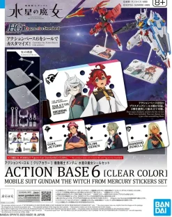 Rise of Gunpla Action Base|The Witch From Mercury^ACTION BASE 6 CLEAR WITCH FROM MERCURY STICKERS SET