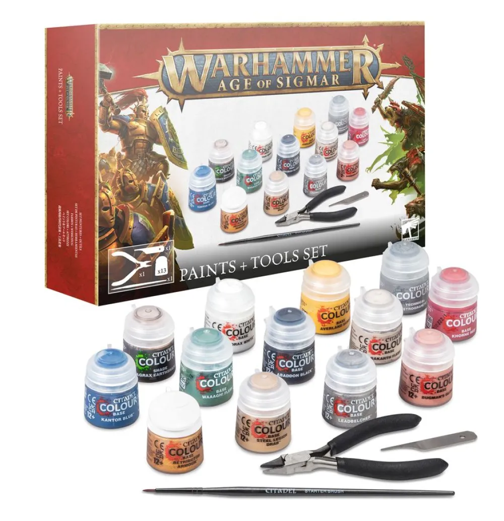 Rise of Gunpla Games Workshop^AOS : Set Peintures + Outils