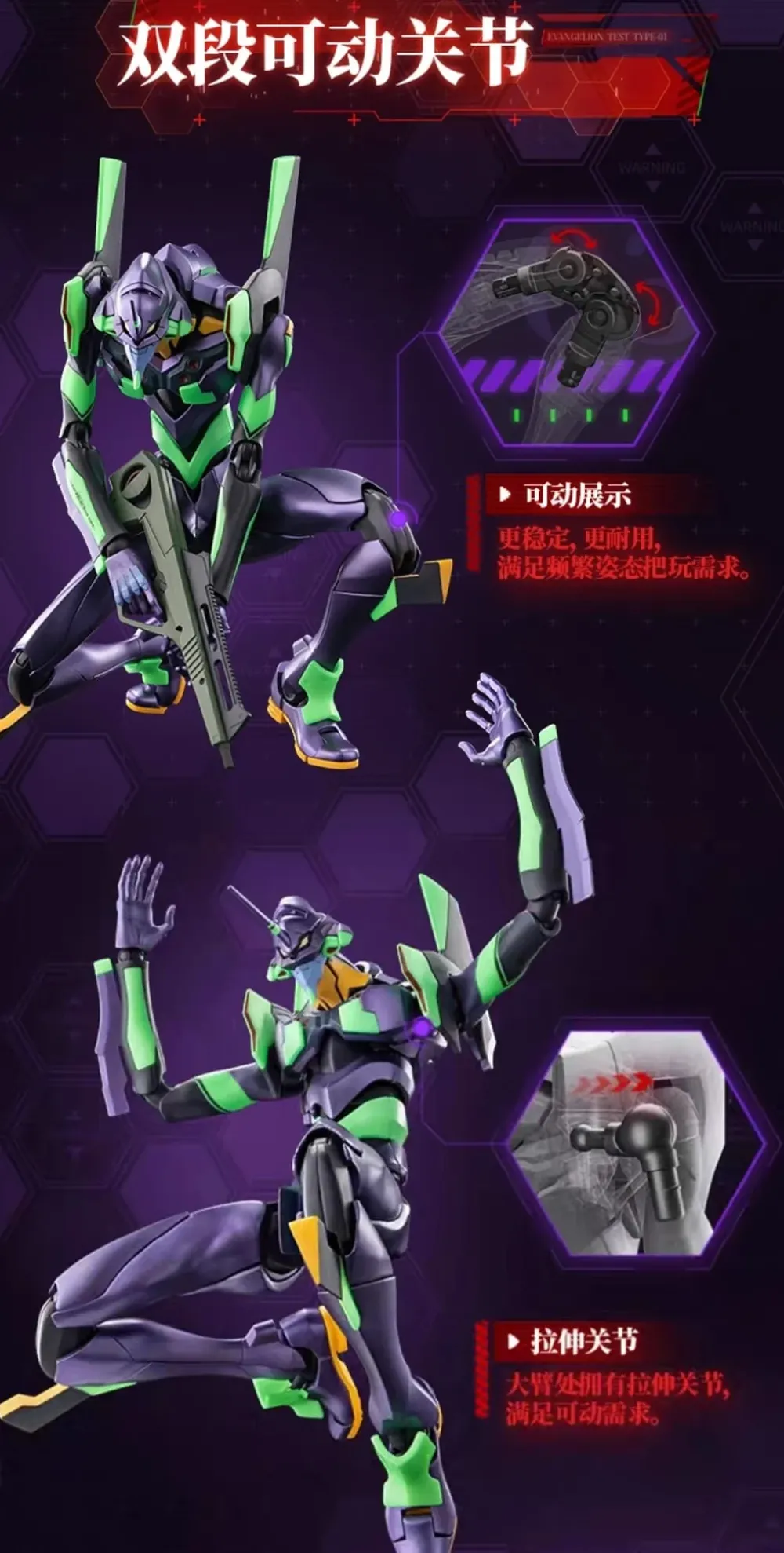 Rise of Gunpla Blokees^BLOKEES : EVANGELION ULTRA ACTION FIGURE LEGACY EDITION EVA UNIT 01