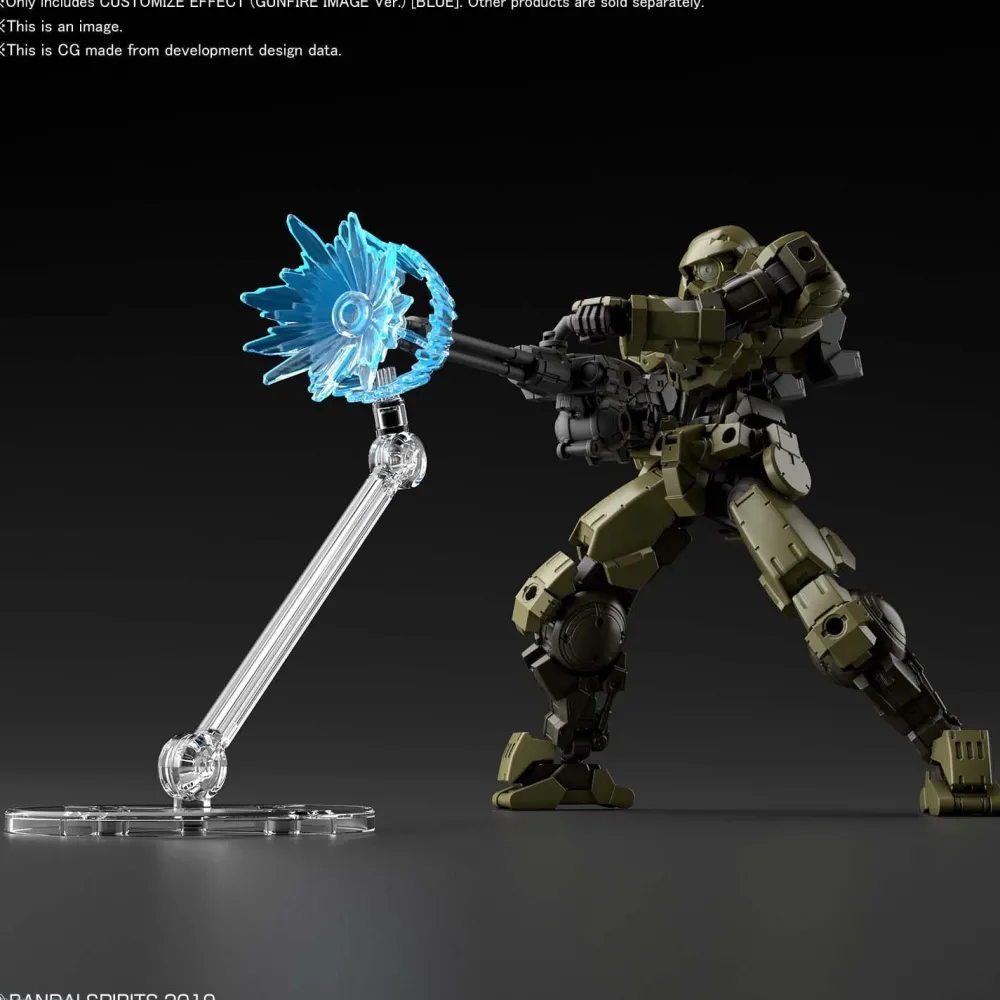 Rise of Gunpla Action Base^CUSTOMIZE EFFECT GUNFIRE IMAGE VER. BLUE