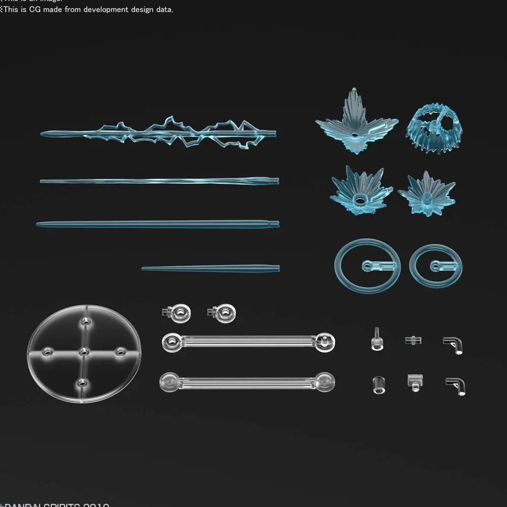 Rise of Gunpla Action Base^CUSTOMIZE EFFECT GUNFIRE IMAGE VER. BLUE