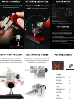 Rise of Gunpla Dspiae^DSPIAE AT-TVA/AT-TVB STAINLESS STEEL CLAM VISE