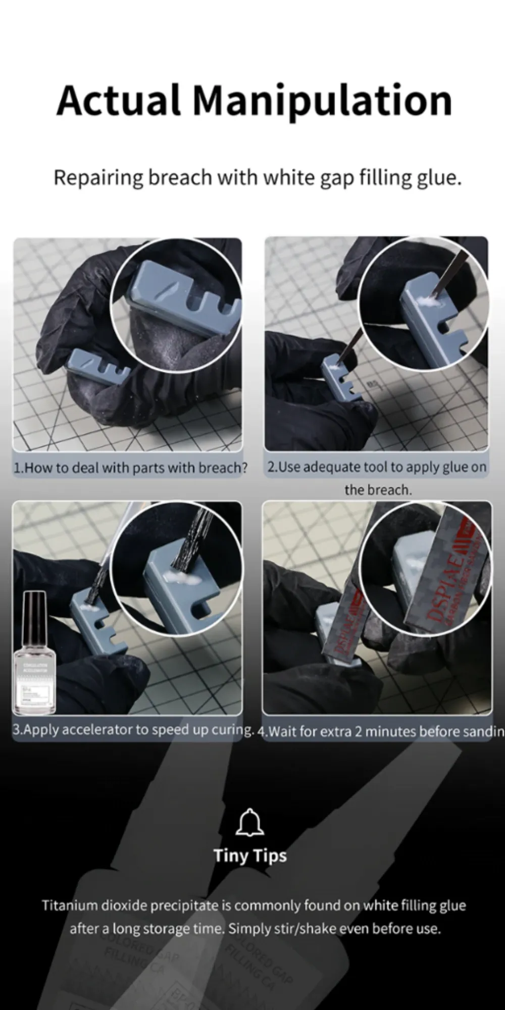 Rise of Gunpla Dspiae^DSPIAE BP-01 COLORED GAP FILLING CA