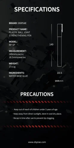 Rise of Gunpla Dspiae^DSPIAE BP-SP PLASTIC BALL JOINT STRENGTHENING PEN