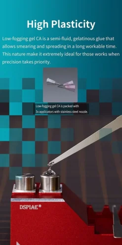 Rise of Gunpla Dspiae^DSPIAE LG-02 LOW-FOGGING GEL CA (GLUE)