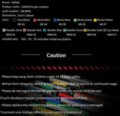 Rise of Gunpla Dspiae^DSPIAE SOFT TIPPED MARKERS MKM