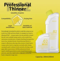 Rise of Gunpla Dspiae^DSPIAE T-02 AIRBRUSH OMEGA COLOR THINNER 200ml