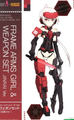 Rise of Gunpla Kotobukiya|Frame Arms Girl^FRAME ARMS GIRL : JINRAI & WEAPEON SET.