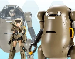 Rise of Gunpla Kotobukiya|Frame Arms Girl^FRAME ARMS GIRL HAND SCALE GOURAI WITH MECHATRO WEGO BROWN