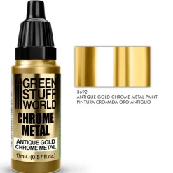 Rise of Gunpla Peintures^GSW : Peinture Chromée – OR Antique 17ml