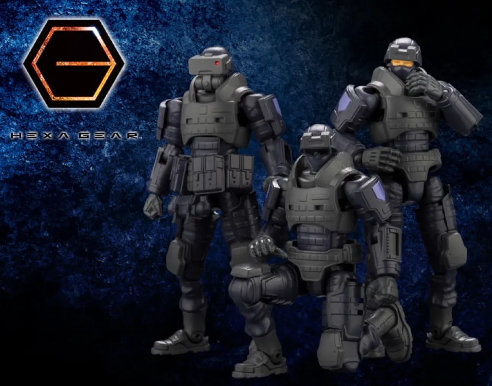 Rise of Gunpla Kotobukiya|Hexa Gear^HEXA GEAR 1/24 : EARLY GOVERNOR Vol.1 NIGHT STALKERS PACK
