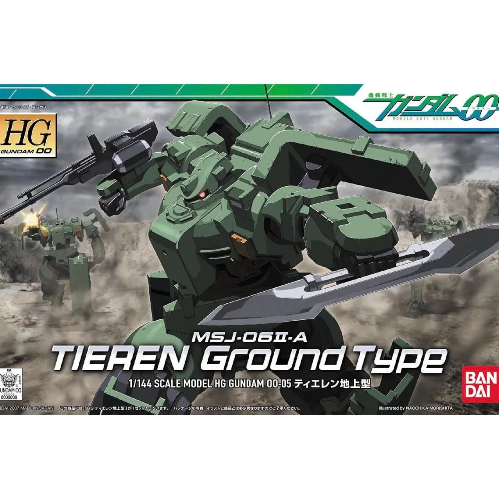 Rise of Gunpla Gundam 00|High Grade (Hg)^HG00 1/144 Tieren Ground Type (MSJ-06II-A)
