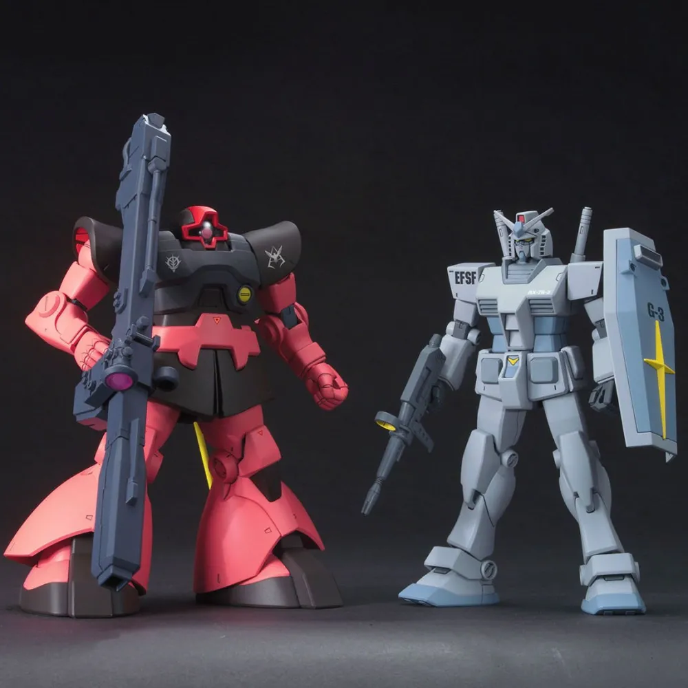Rise of Gunpla Mobile Suit Gundam|High Grade (Hg)^HGUC 1/144 G3 Gundam + Char’s Rick Dom (RX-78-3 Gundam + MS-09RS Rick dom Set)
