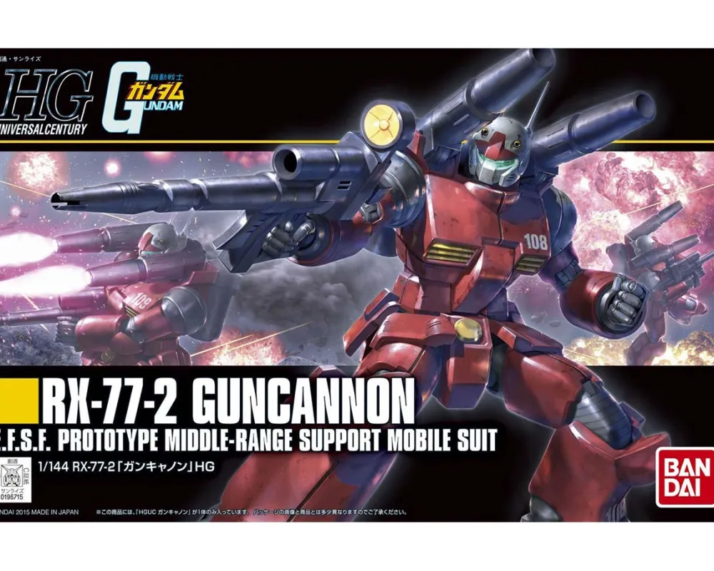 Rise of Gunpla Mobile Suit Gundam|High Grade (Hg)^HGUC 1/144 RX-77-2 GUNCANNON (REVIVE VER.)