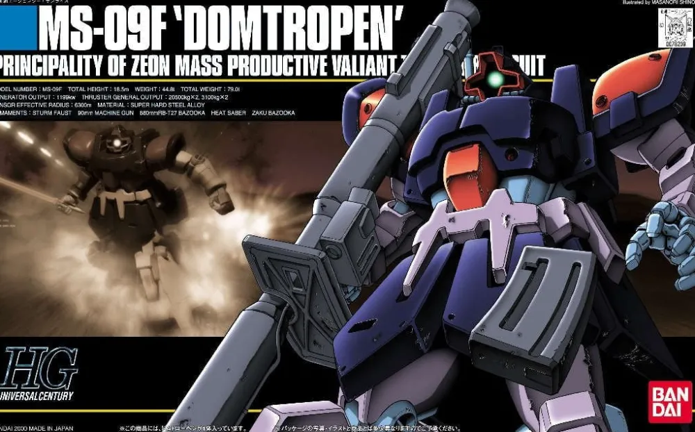 Rise of Gunpla High Grade (Hg)^HGUC MS-09F DOM TROPEN
