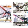 Rise of Gunpla Gundam Seed^LOT DE METAL BUILD : Aile Strike Gundam + Sword Striker + Launcher Striker
