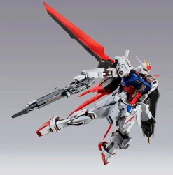 Rise of Gunpla Gundam Seed^LOT DE METAL BUILD : Aile Strike Gundam + Sword Striker + Launcher Striker