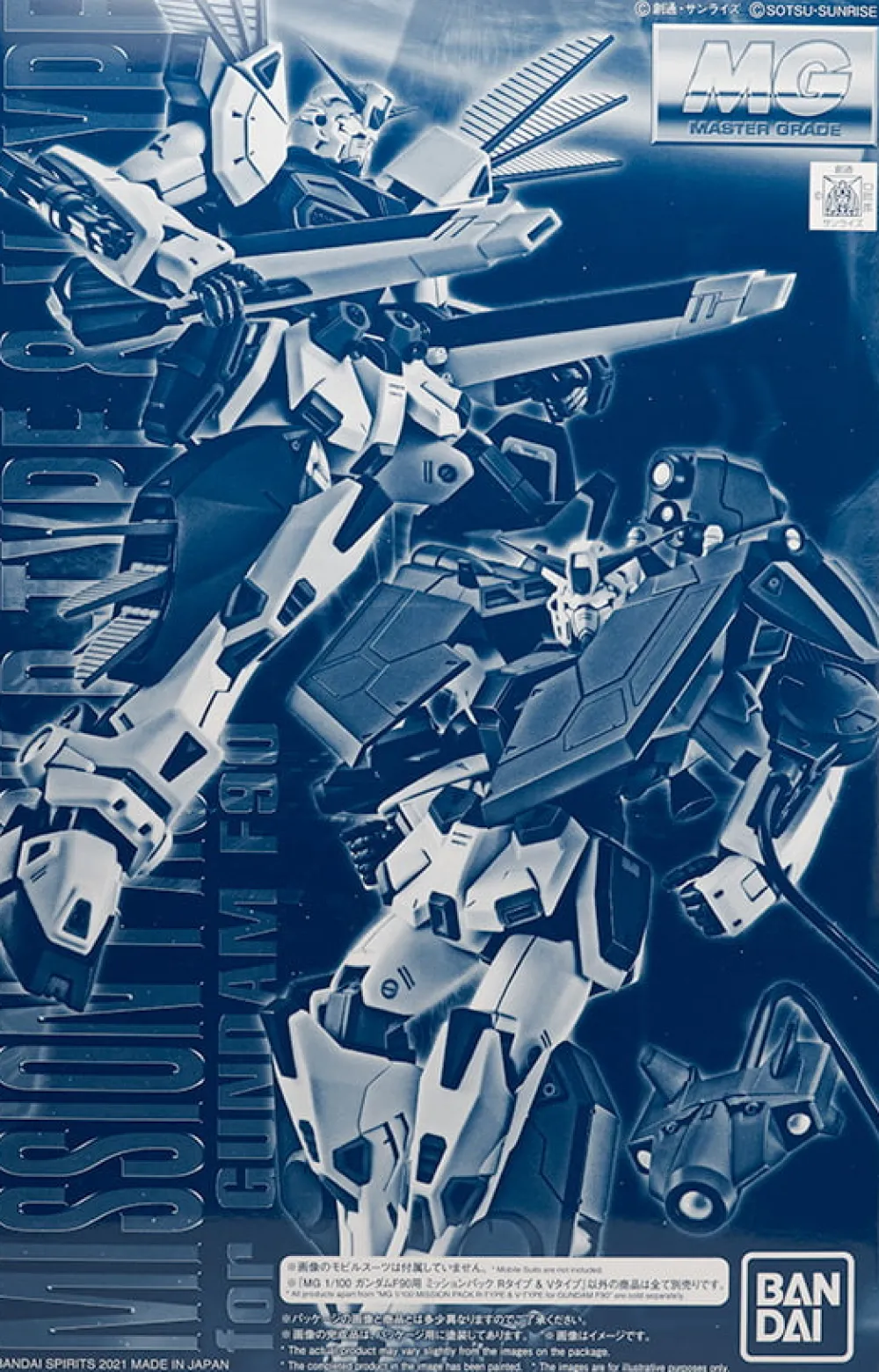 Rise of Gunpla Gundam F91|Master Grade (Mg)^MG 1/100 MISSION PACK R-TYPE & V-TYPE for GUNDAM F90
