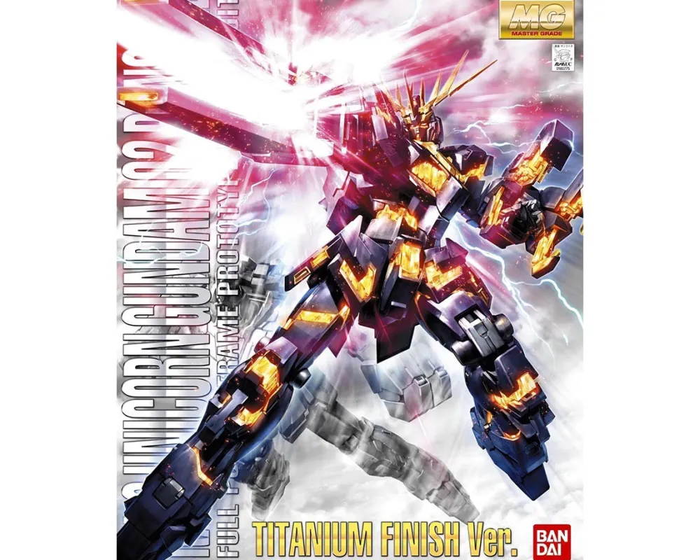 Rise of Gunpla Gundam Unicorn|Master Grade (Mg)^MG 1/100 RX-0 UNICORN GUNDAM 2 BANSHEE TITANIUM FINISH