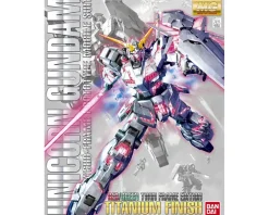 Rise of Gunpla Gundam Unicorn|Master Grade (Mg)^MG 1/100 UNICORN GUNDAM R/G TWIN FRAME TITANIUM FINISH