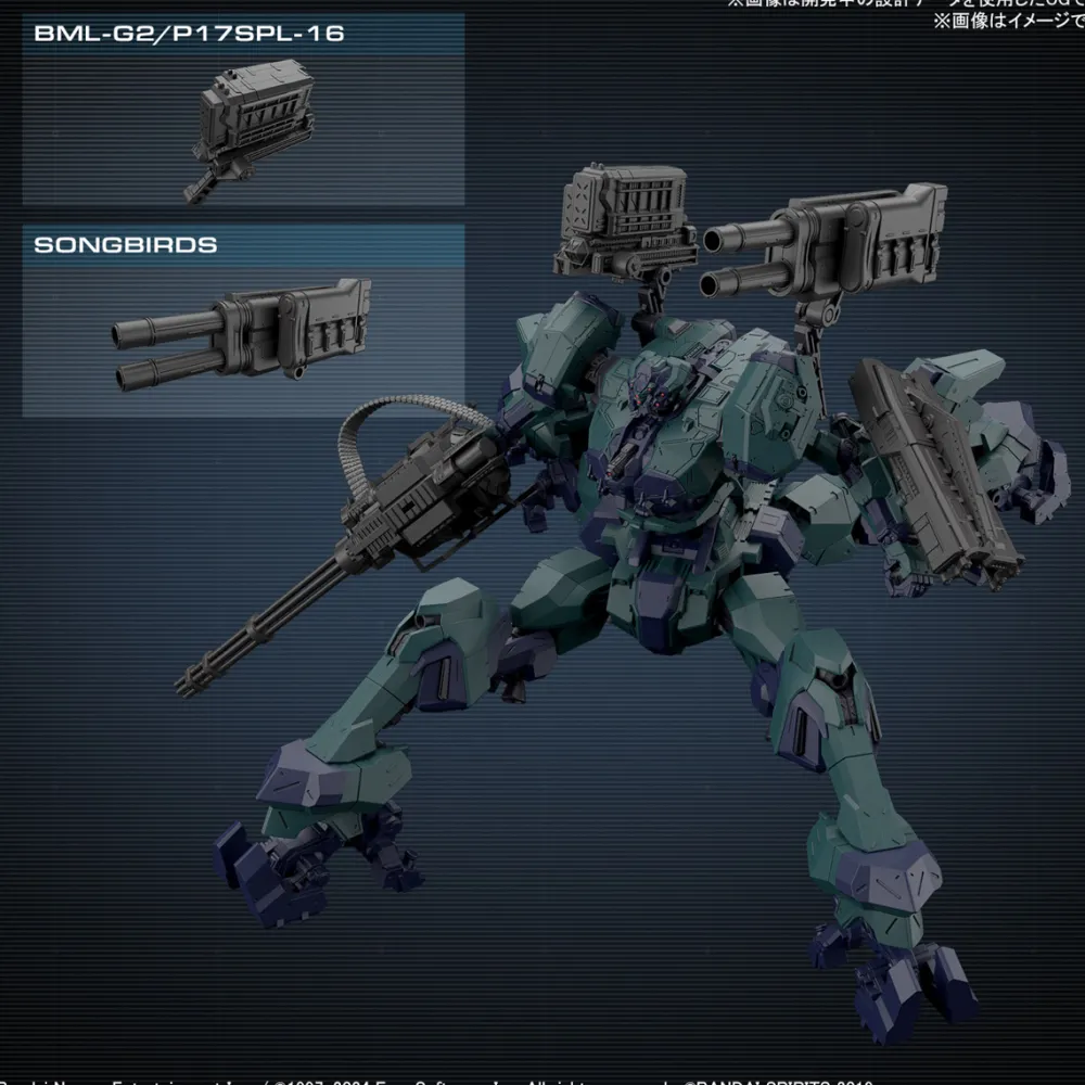 Rise of Gunpla 30 Minutes Mission^30MM Armored Core VI Fires of Rubicon Balam Industries BD-011 Melander Liger Tail