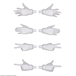 Rise of Gunpla Bandai|30 Minutes Sisters^30MS OPTIONAL HAND PARTS (WHITE/BLACK)