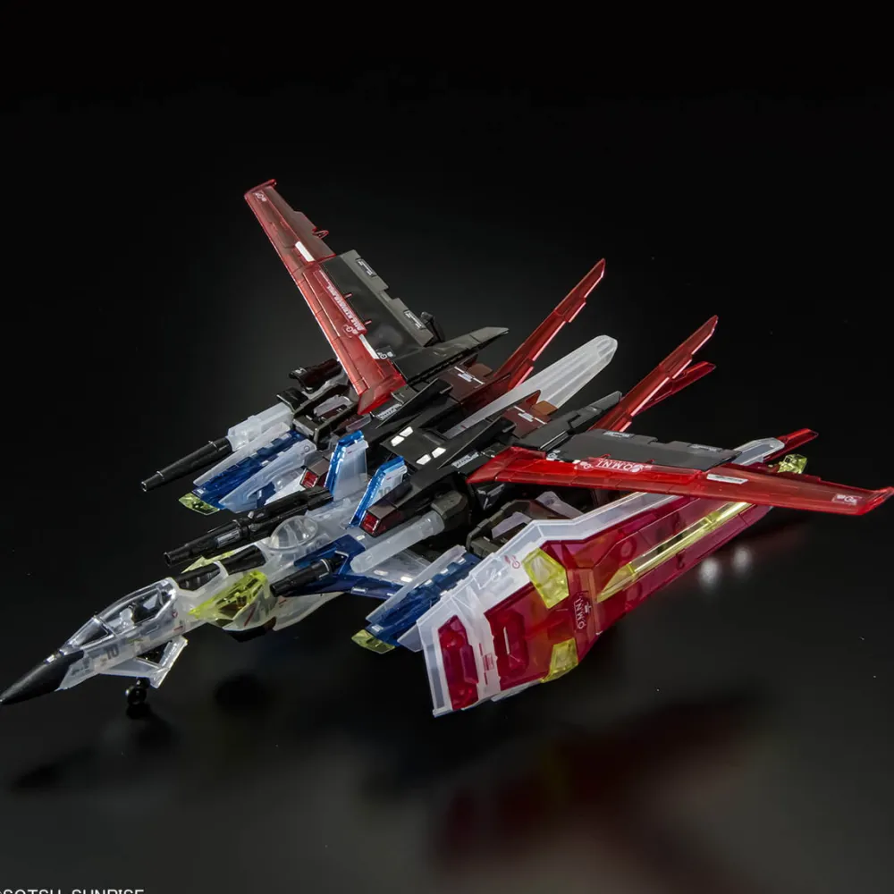 Rise of Gunpla Real Grade (Rg)^RG 1/144 AILE STRIKE GUNDAM + SKYGRASPER + SWORD / LAUNCHER CLEAR COLOR SET