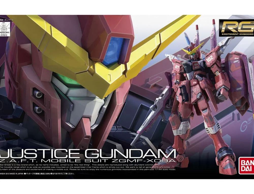 Rise of Gunpla Gundam Seed|Real Grade (Rg)^RG 1/144 JUSTICE GUNDAM