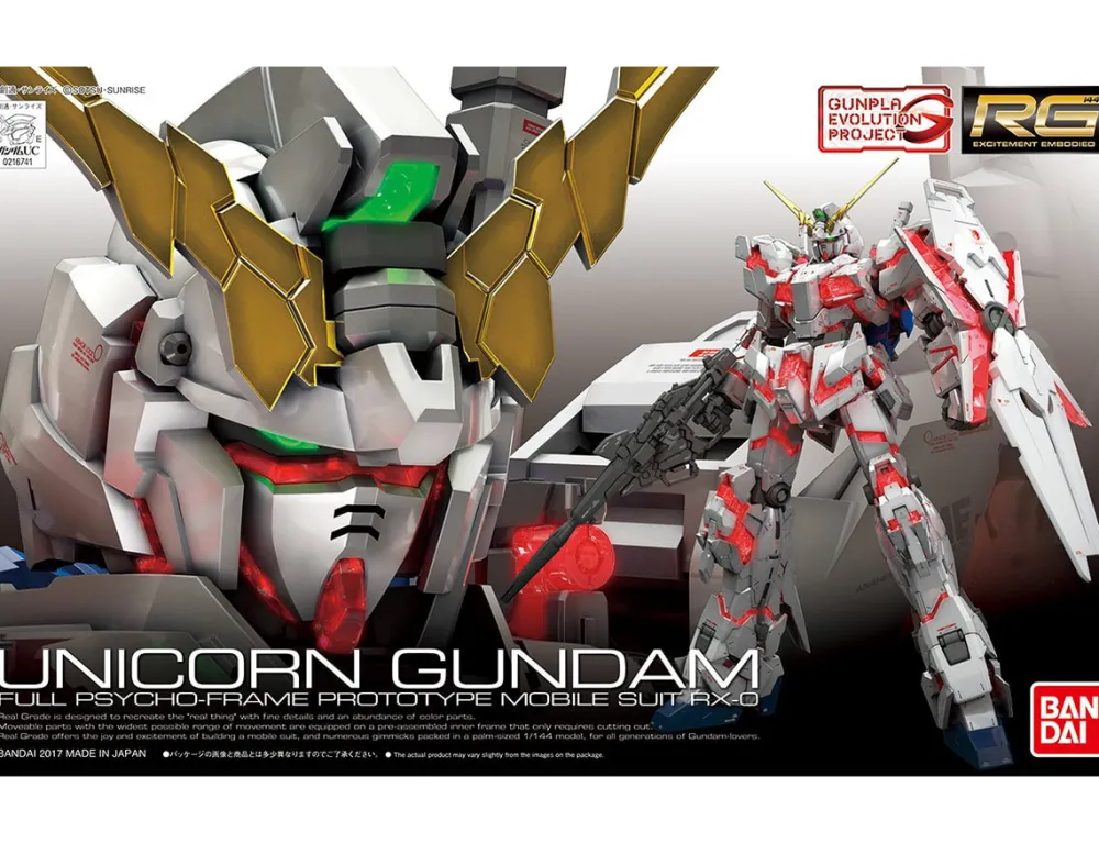 Rise of Gunpla Gundam Unicorn|Real Grade (Rg)^RG 1/144 UNICORN GUNDAM
