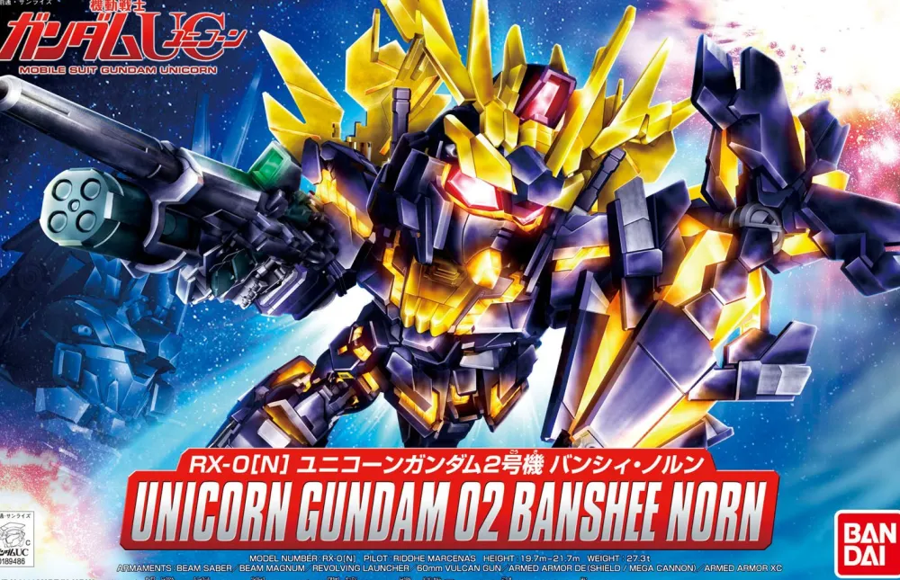Rise of Gunpla Super Deformed (Sd)^SD BB SENSHI UNICORN GUNDAM 02 BANSHEE NORN