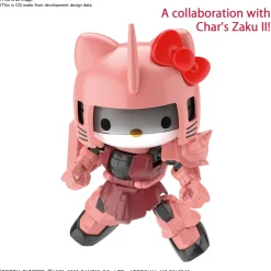 Rise of Gunpla Mobile Suit Gundam|Super Deformed (Sd)^SD GUNDAM CROSS SILHOUETTE HELLO KITTY / MS-06S CHAR’S ZAKU II