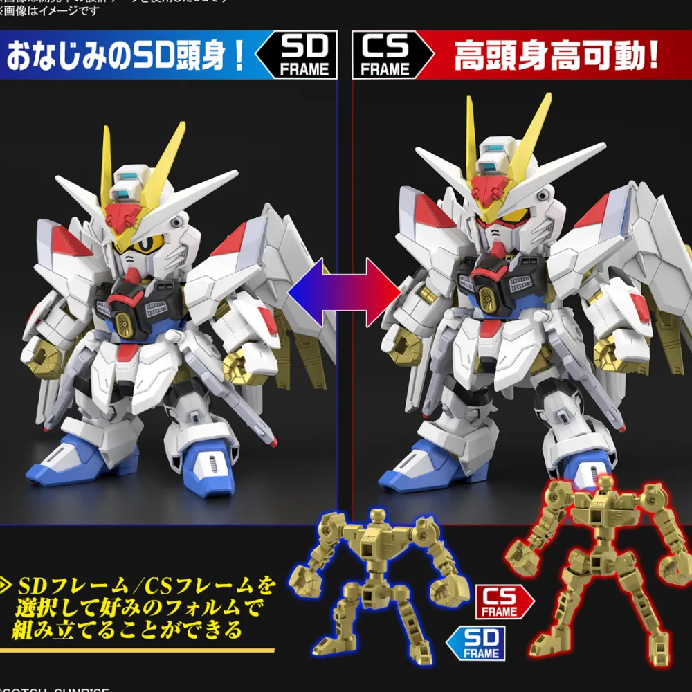 Rise of Gunpla Gundam Seed|Super Deformed (Sd)^SDCS Mighty Strike Freedom Gundam