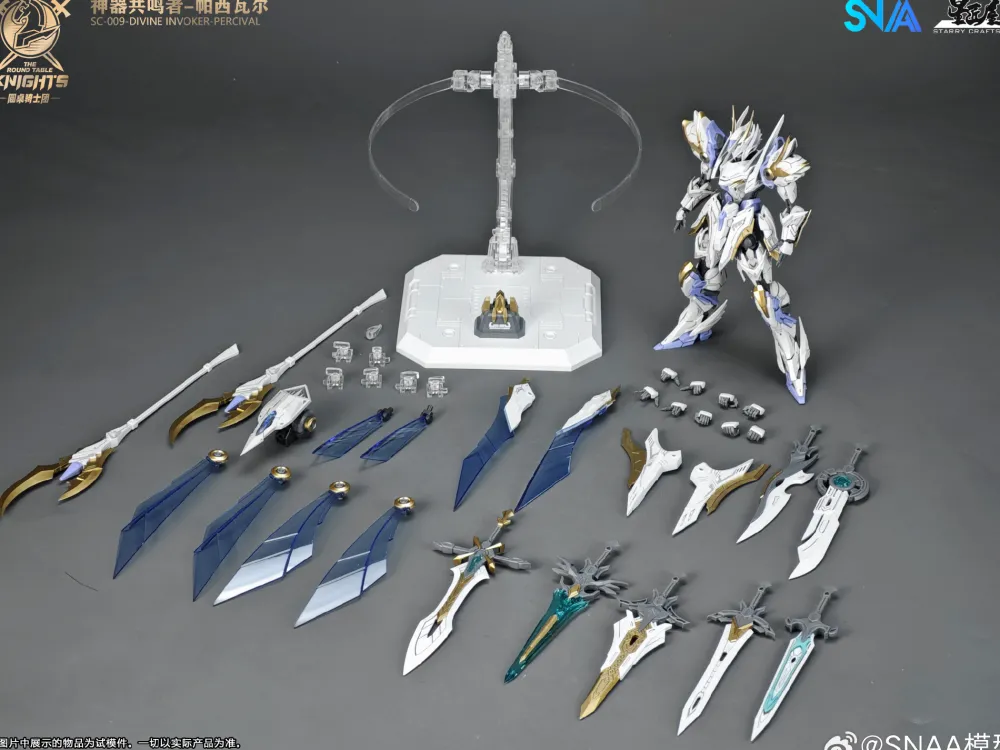 Rise of Gunpla Snaa^SNAA 1/144 SC-009 – DIVINE INVOKER PERCIVAL ( DELUXE VERSION )