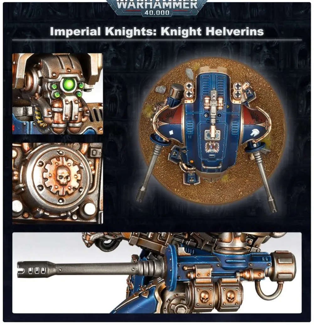 Rise of Gunpla Games Workshop^W40K : IMPERIAL KNIGHTS : ARMIGERES HELVERIENS