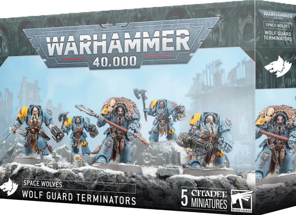Rise of Gunpla Games Workshop^W40K : SPACE WOLVES : WOLF GUARD TERMINATORS