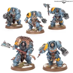 Rise of Gunpla Games Workshop^W40K : SPACE WOLVES : WOLF GUARD TERMINATORS